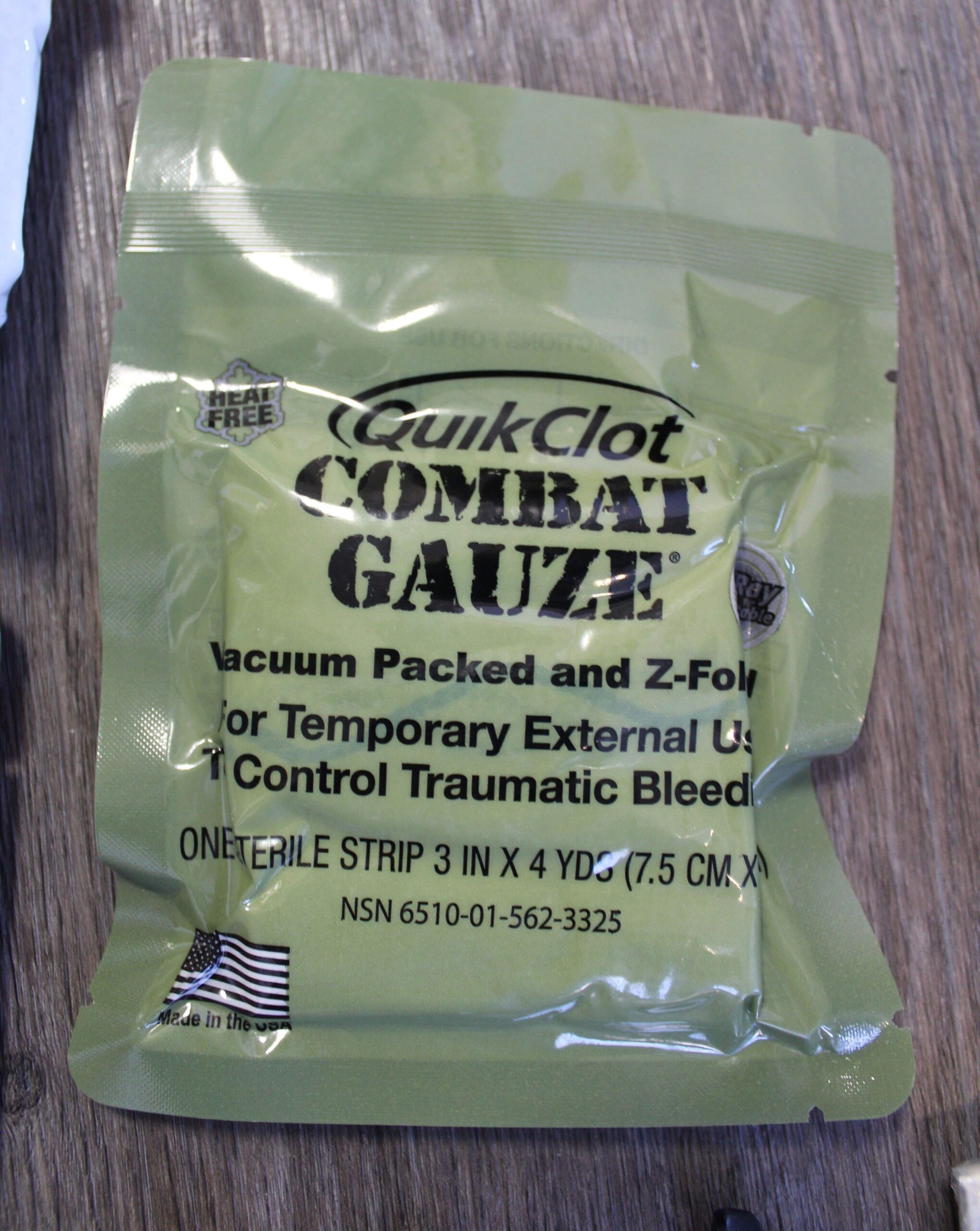 quikclot combat gauze