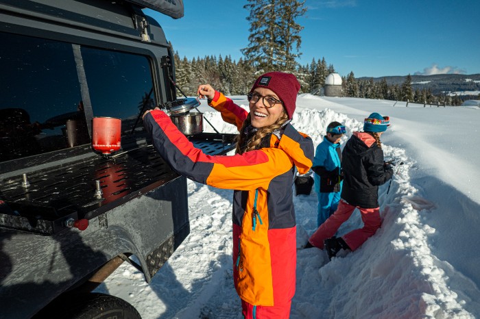 cooking while overlanding