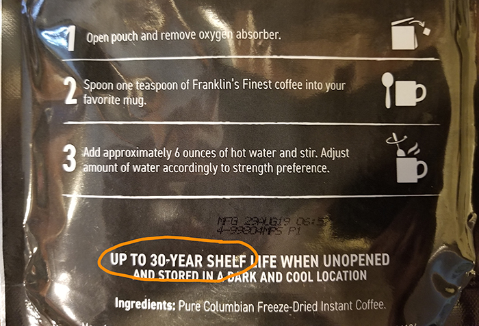 coffee shelf life