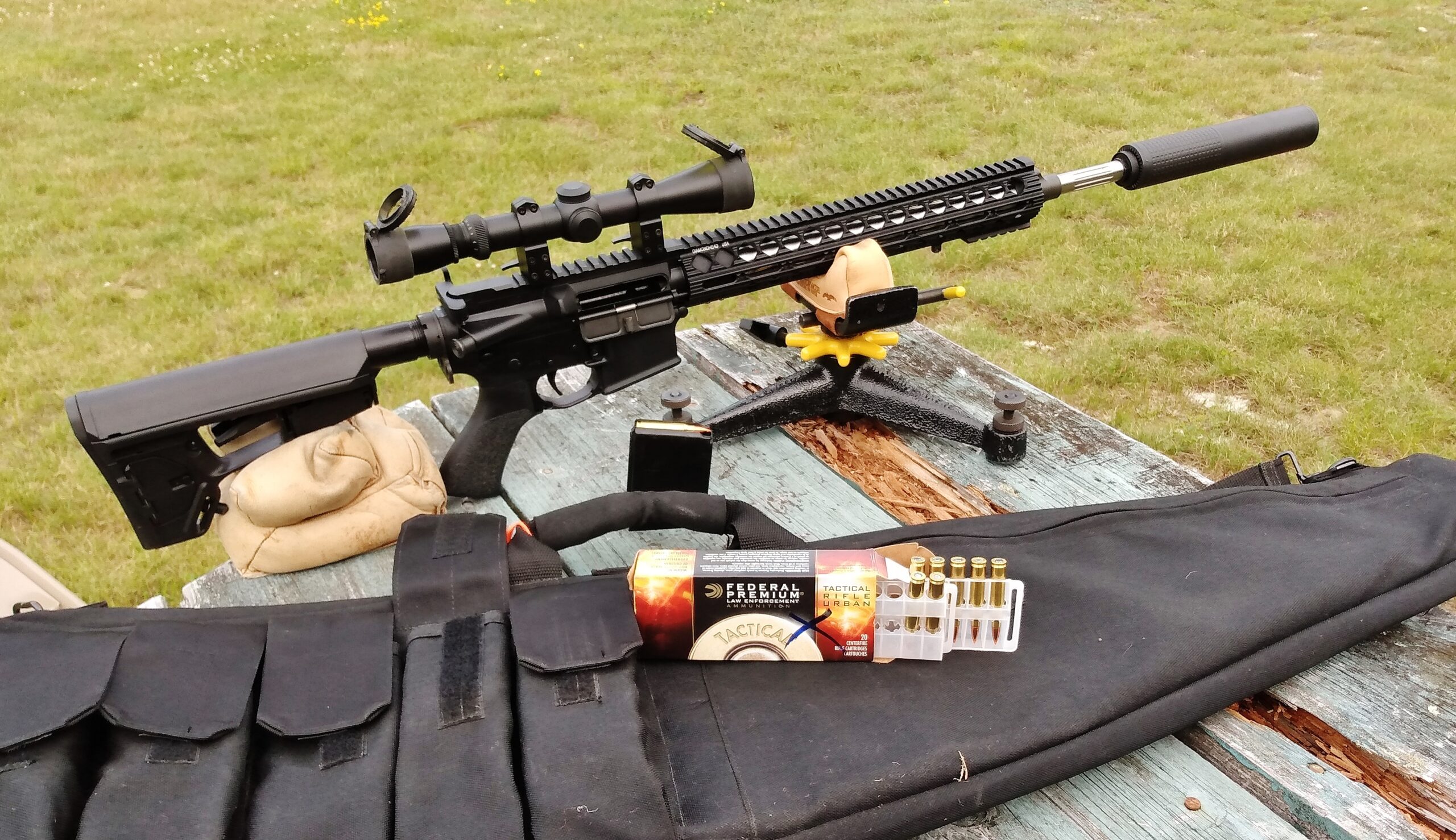 accurate ar15 with suppressor