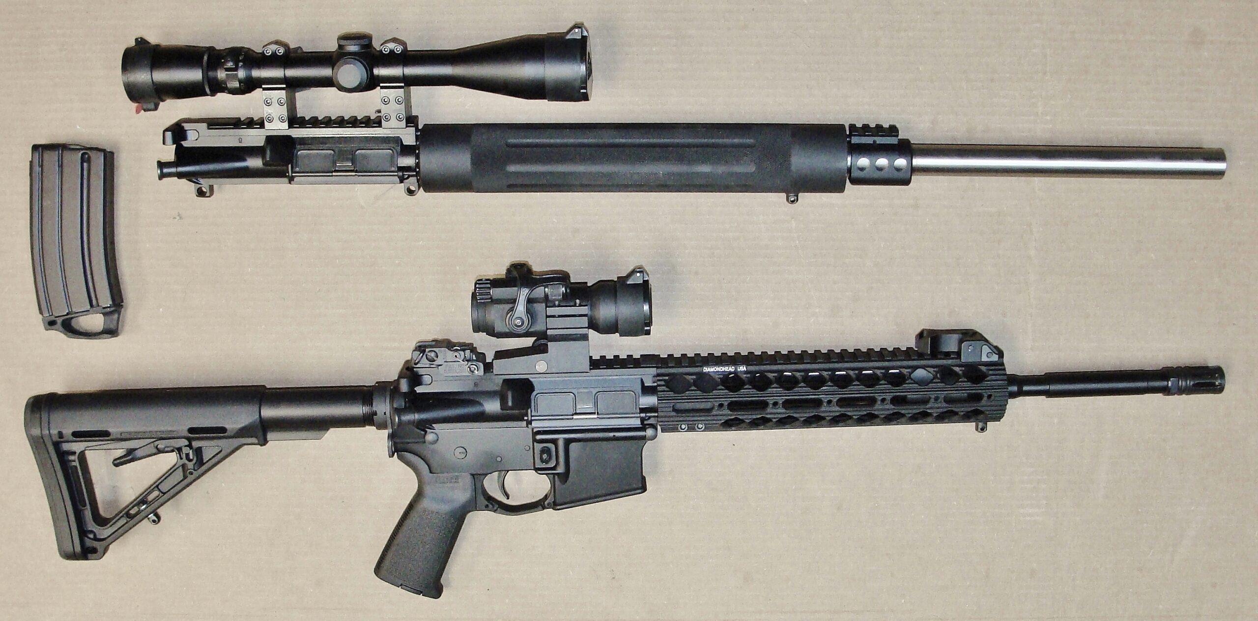 ar15 and ar15 .300 upper