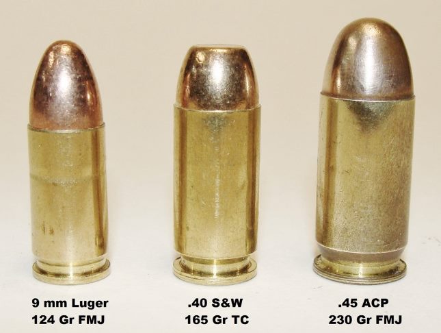 9mm .40 .45 ammo