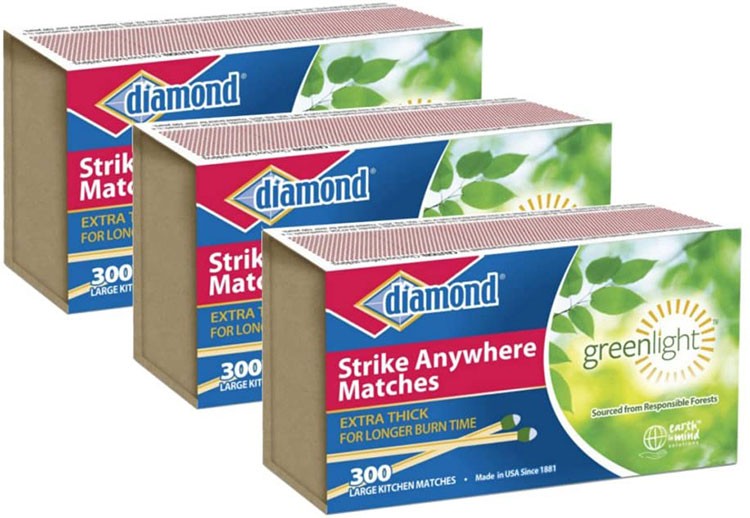 Diamond Strike Anywhere Matches