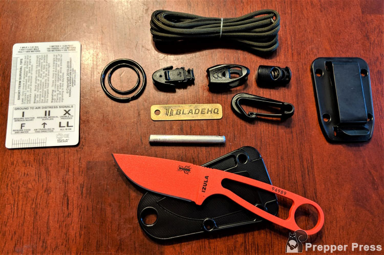 ESEE Izula Survival Kit Content