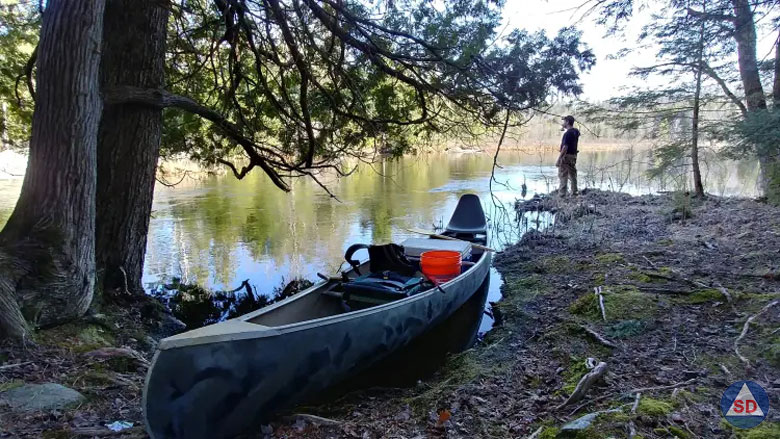 Fiberglass Canoe