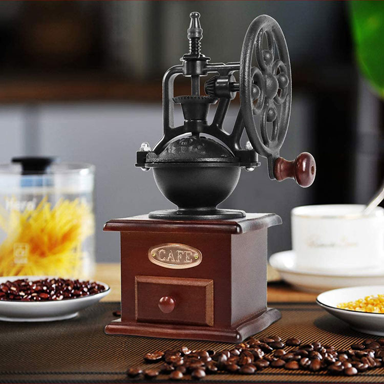 Hand-Crank Coffee Grinder