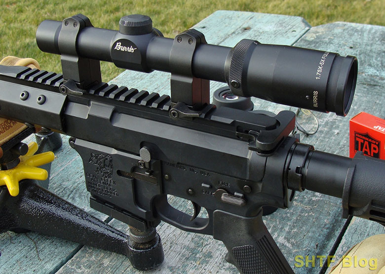 BCA upper receiver with catch closeup