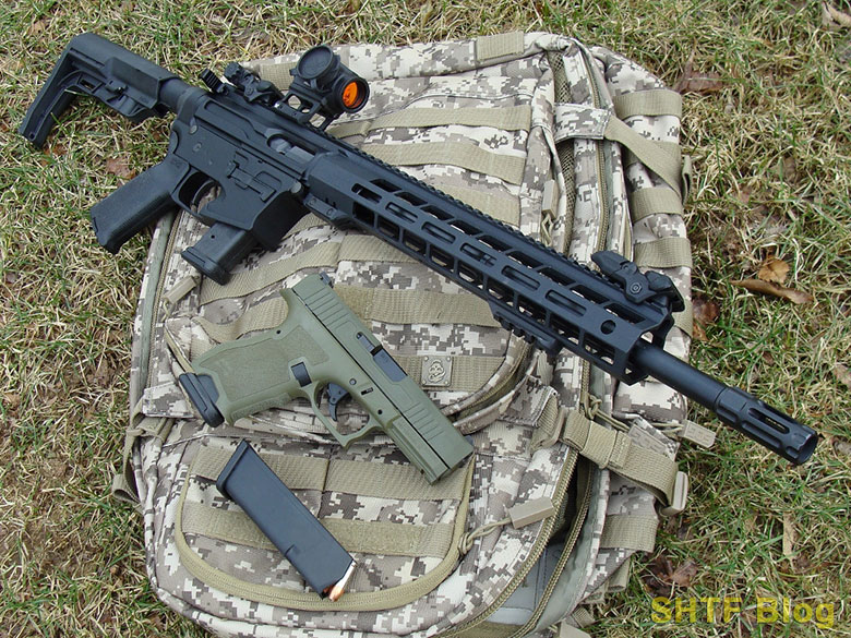 9mm AR15 and Dagger