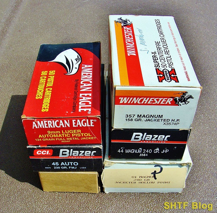 SB 50 Ammo Wt Handgun Rds