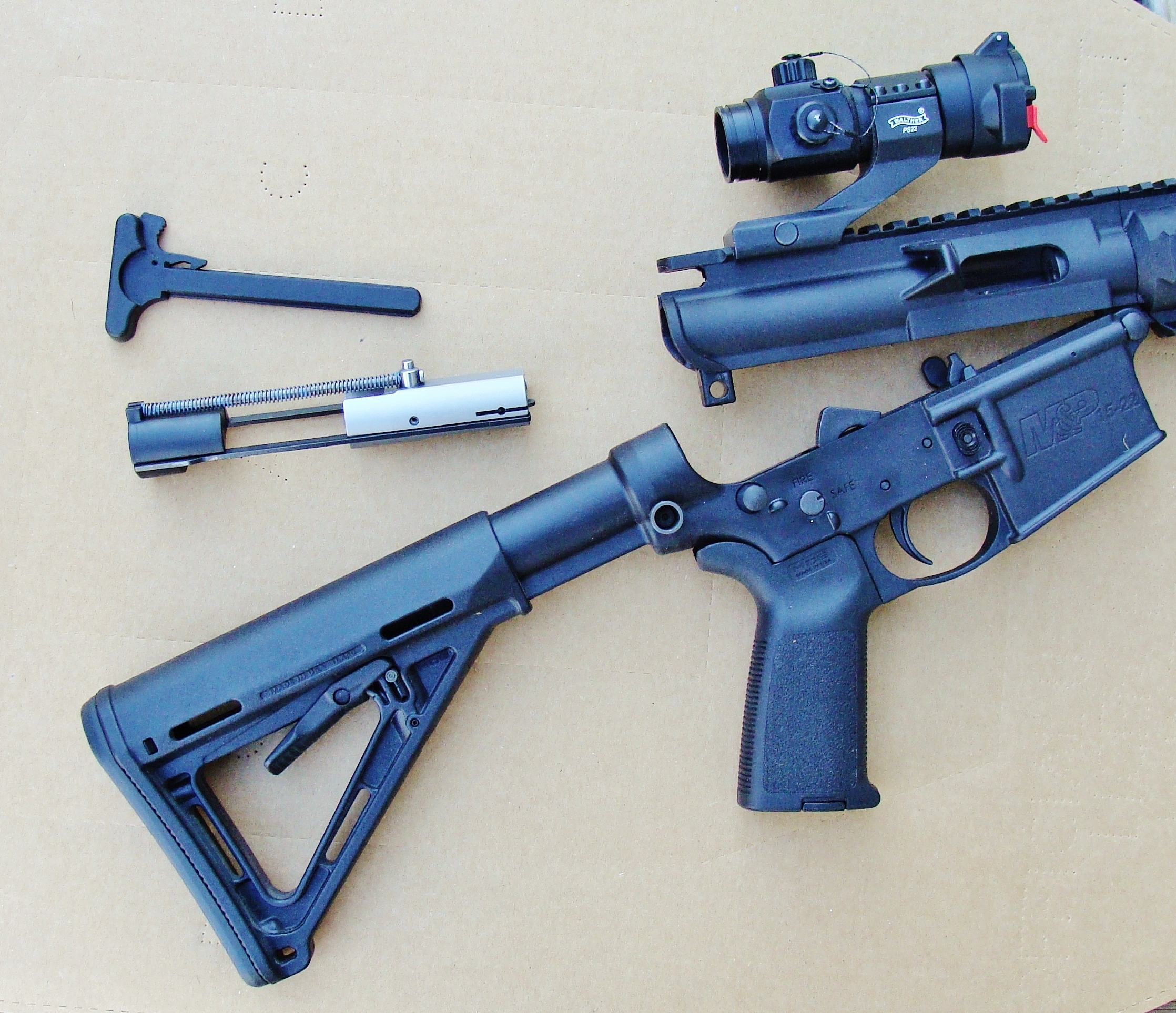 AR22 Disassembled