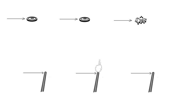 how to shoot clay pigeons diagram