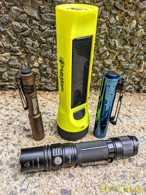 SHTFblog EDC flashlight hybridlight journey streamlight microstream fenix pd35TAC