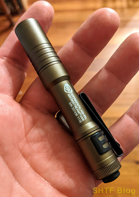 SHTFblog EDC flashlight streamlight microstream usB