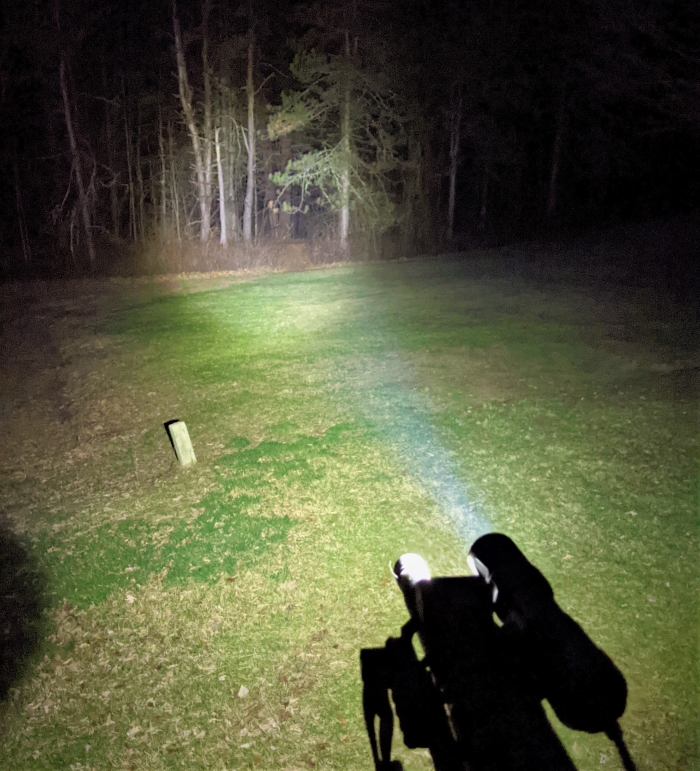 Olight Odin Mini at Night