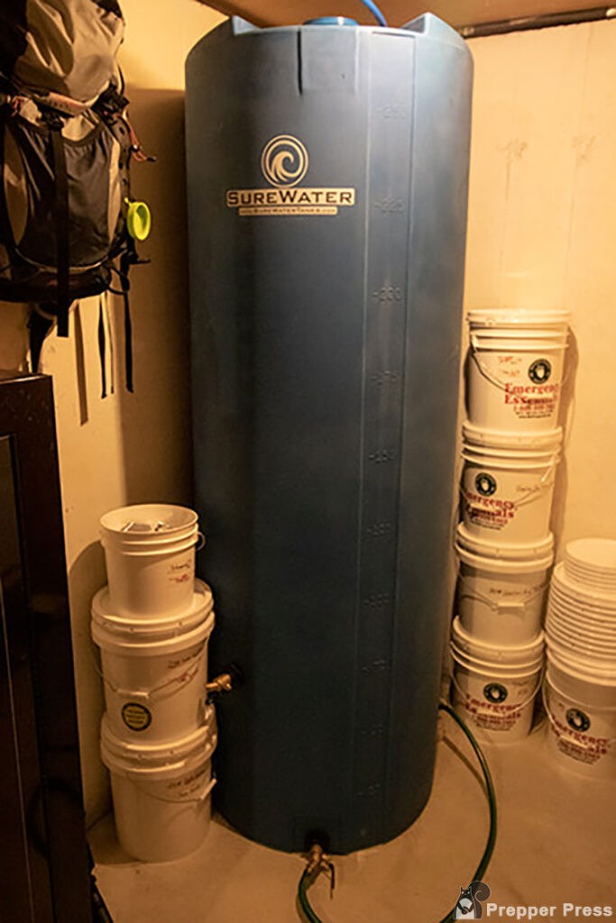 large Sure Water LLC tank