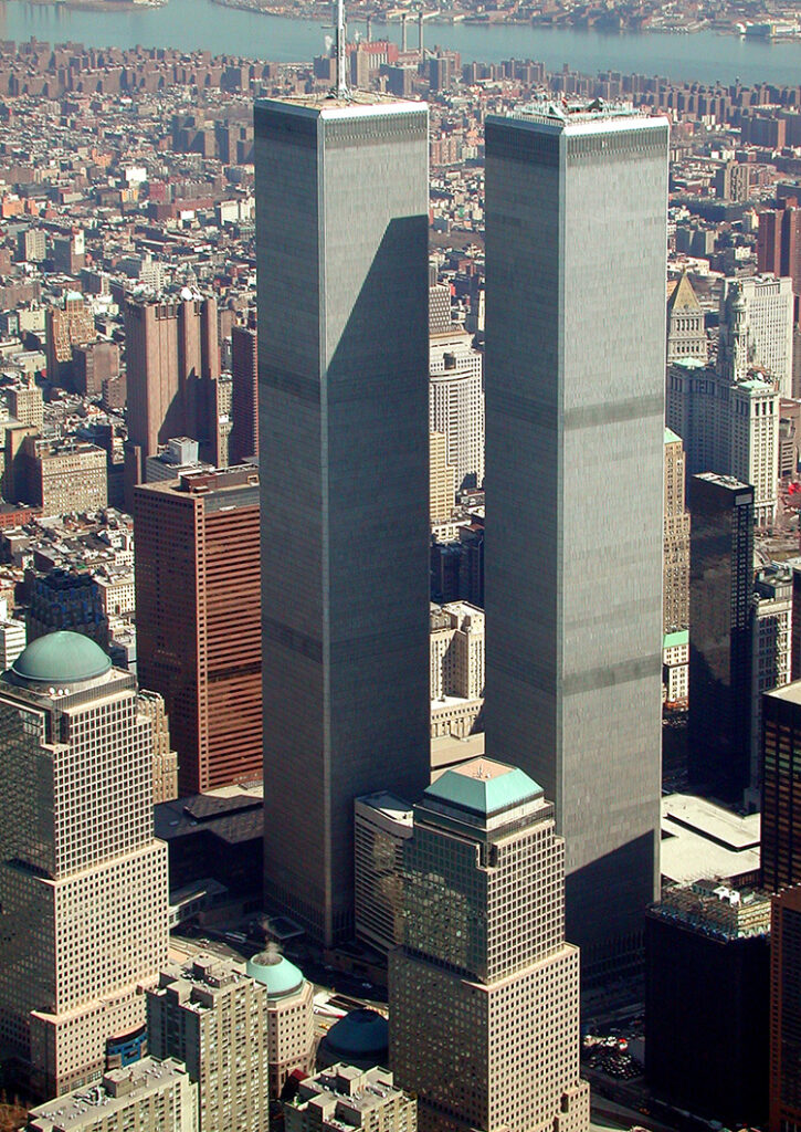 Aerial view of World Trade Center, New York City