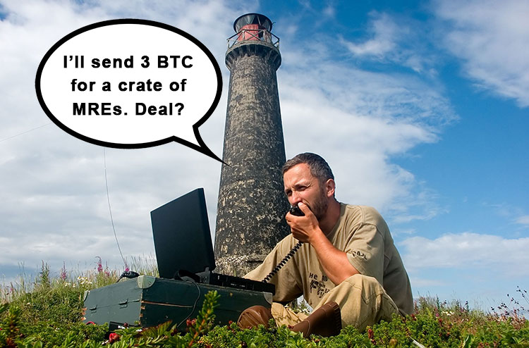 sending Bitcoin by ham radio