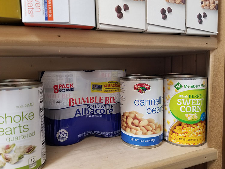 custom pantry shelving