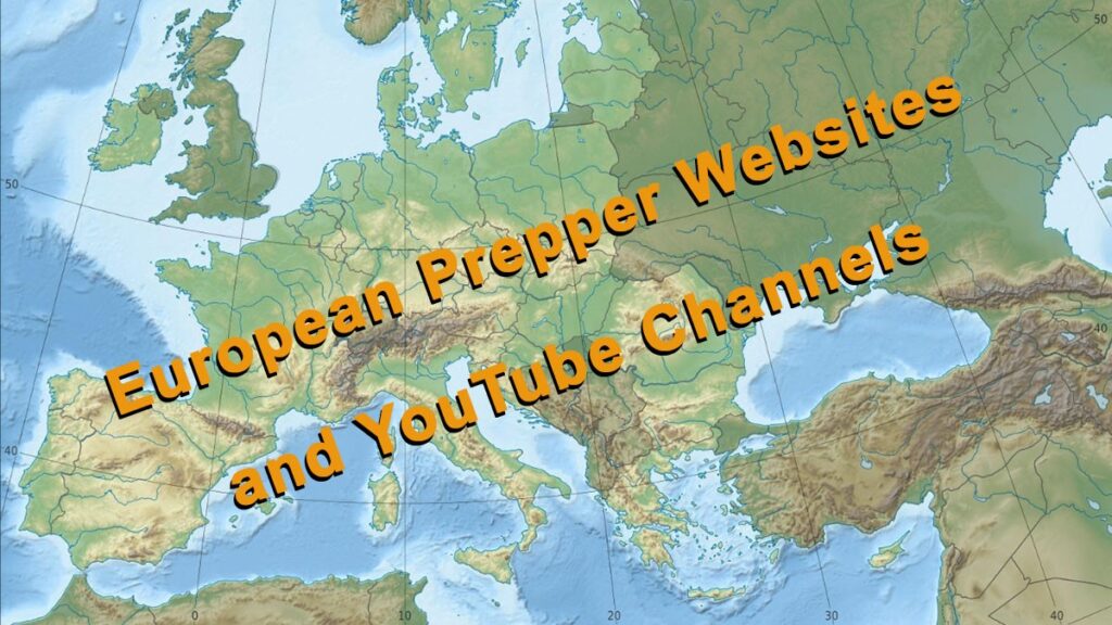 European prepper websites feature