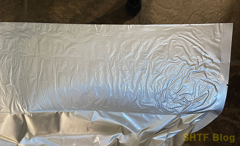 heat sealed Mylar bag