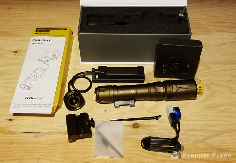 Olight Odin Turbo unboxed