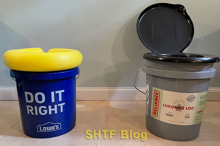 bucket toilet comparison