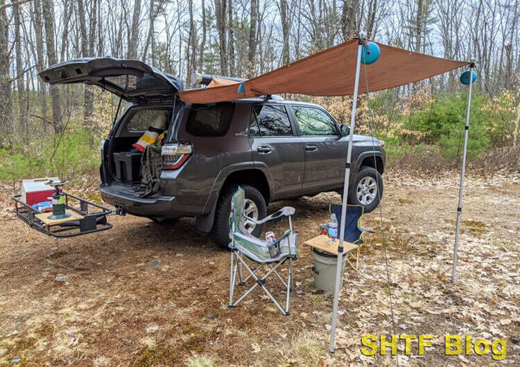 overlanding survival 4runner toyota tarp awning
