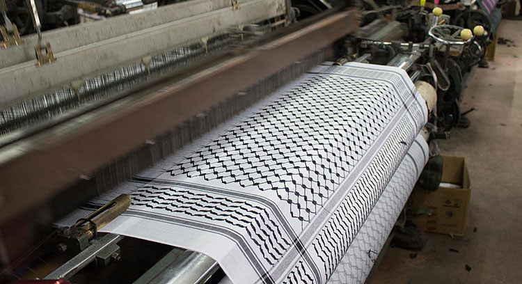 keffiyeh palestinian loom