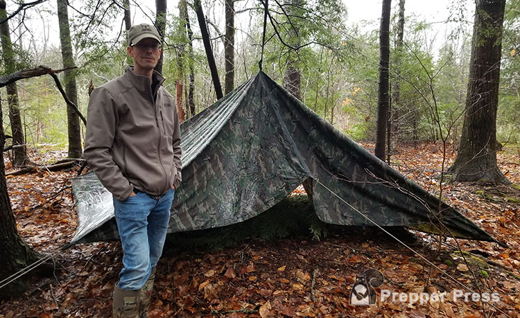 tarp standing after storm