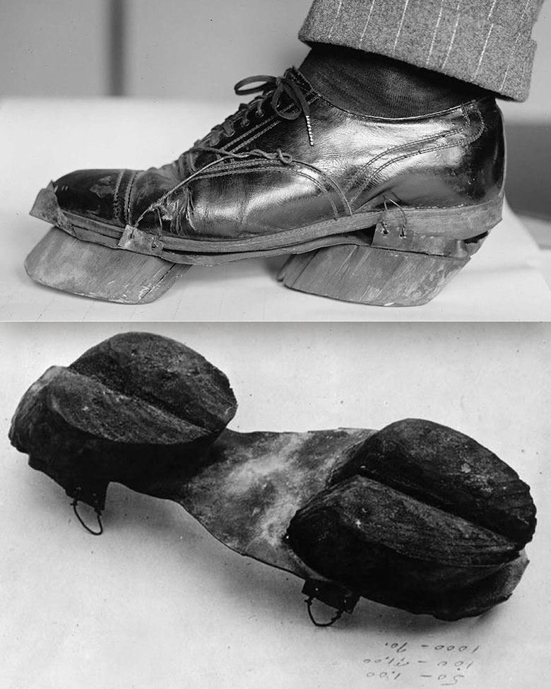 prohibition era hidden track shoes