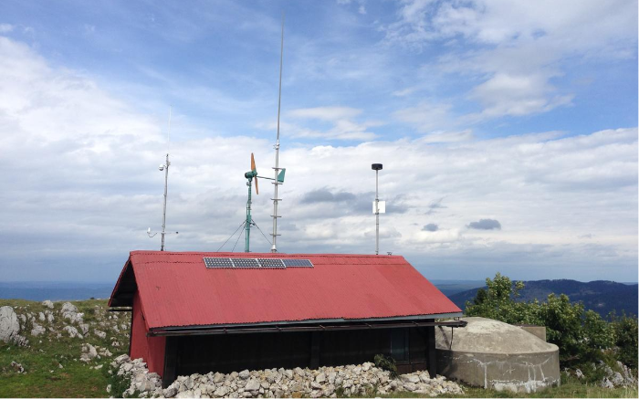 repeater atop a mountain