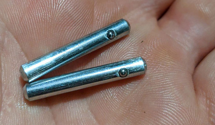 receiver pins