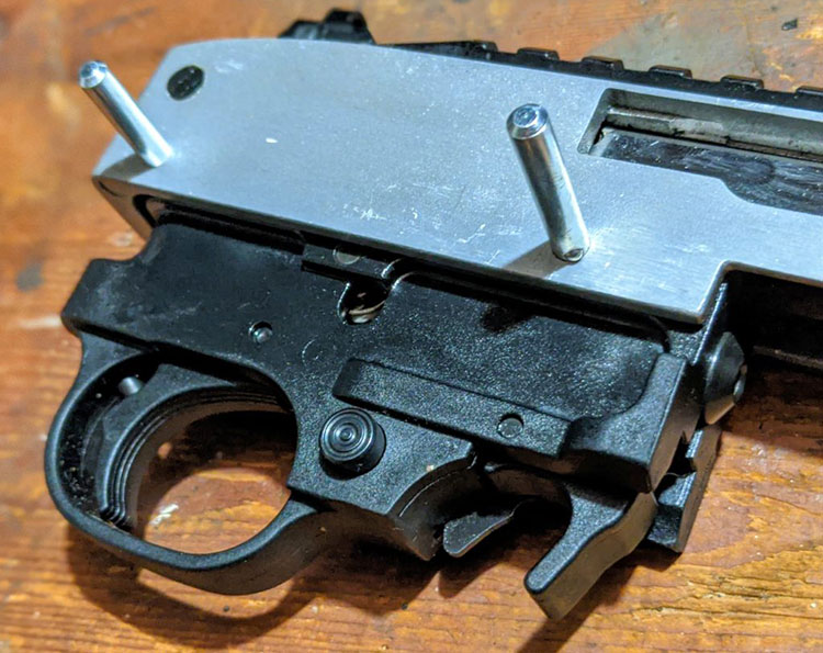 trigger assembly takedown pins