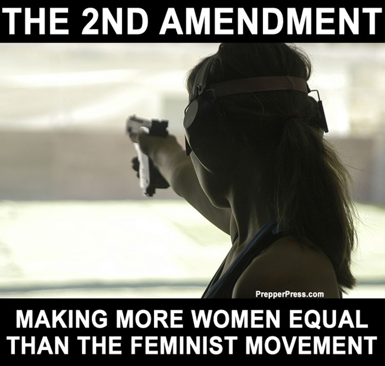 2a woman gun meme