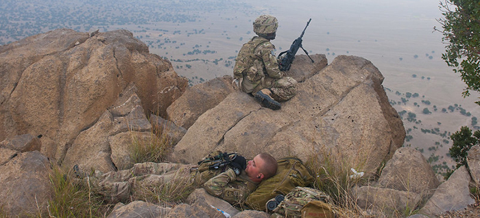 soldiers sleeping