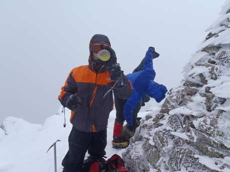 mount katahdin winter peak