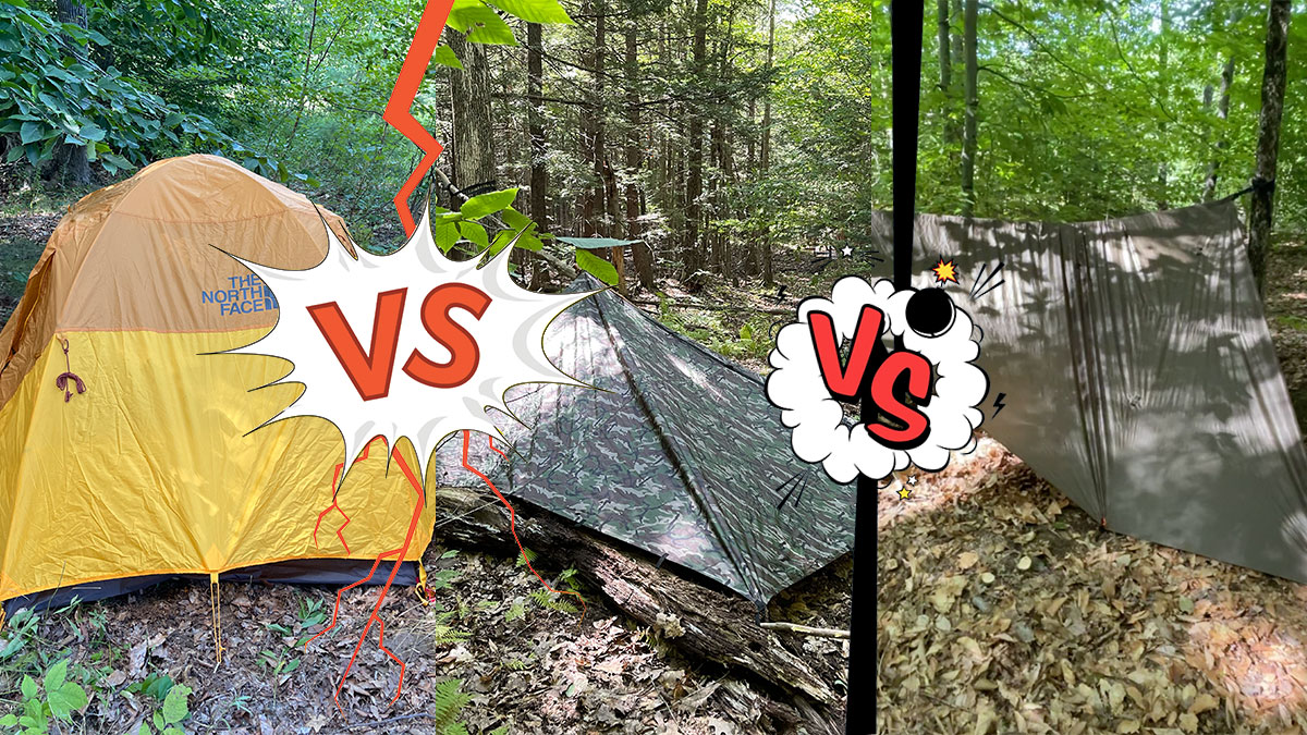 3 Backpack Bug Out Shelters Tent Vs Hammock Vs Tarp Prepper Press