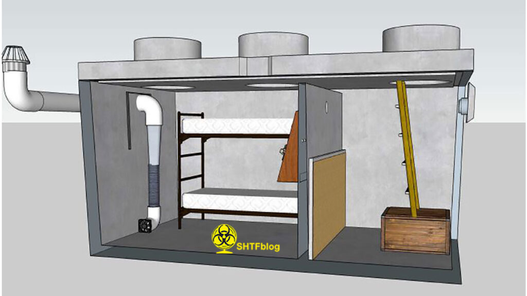 underground bunker from septic tanks