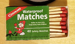 waterproof matches