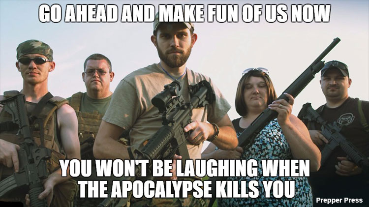 make fun of preppers meme